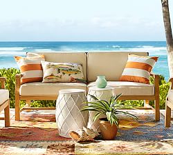 Hampstead 75.5&quot; Teak Sofa