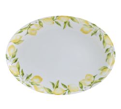Lemons Bone China Oval Serving Platter