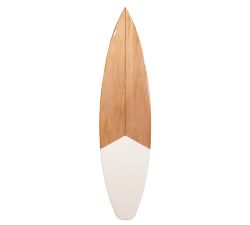 Shortboard Surfboard White Wall Art
