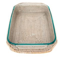 Tava Handwoven Rattan Rectangular Baker