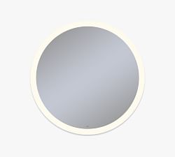 Robern Round Vitality Lighted Mirror with LED Lights and Defogger
