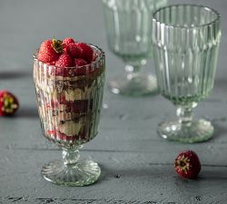 Fluted Glass Tall Goblet - Set of 6