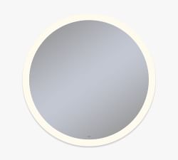 Robern Round Vitality Lighted Mirror with LED Lights and Defogger