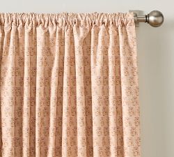 Rosewood Floral Blackout Curtain