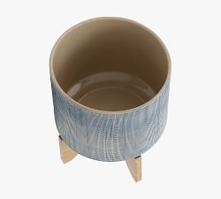 Footed Textured Planter