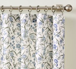 Iris Floral Curtain