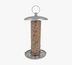 Silver Bird Feeder - 17&quot;