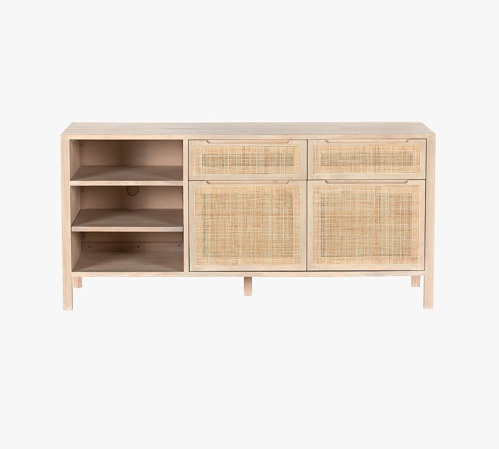 Dolores Cane Storage Cabinet (65&quot;)