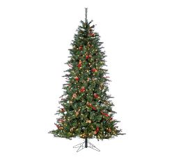 7.5ft Lit Ashland Pine Artificial Christmas Tree