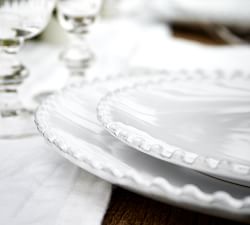 Costa Nova Pearl Stoneware Dinner Plates - Set of 4