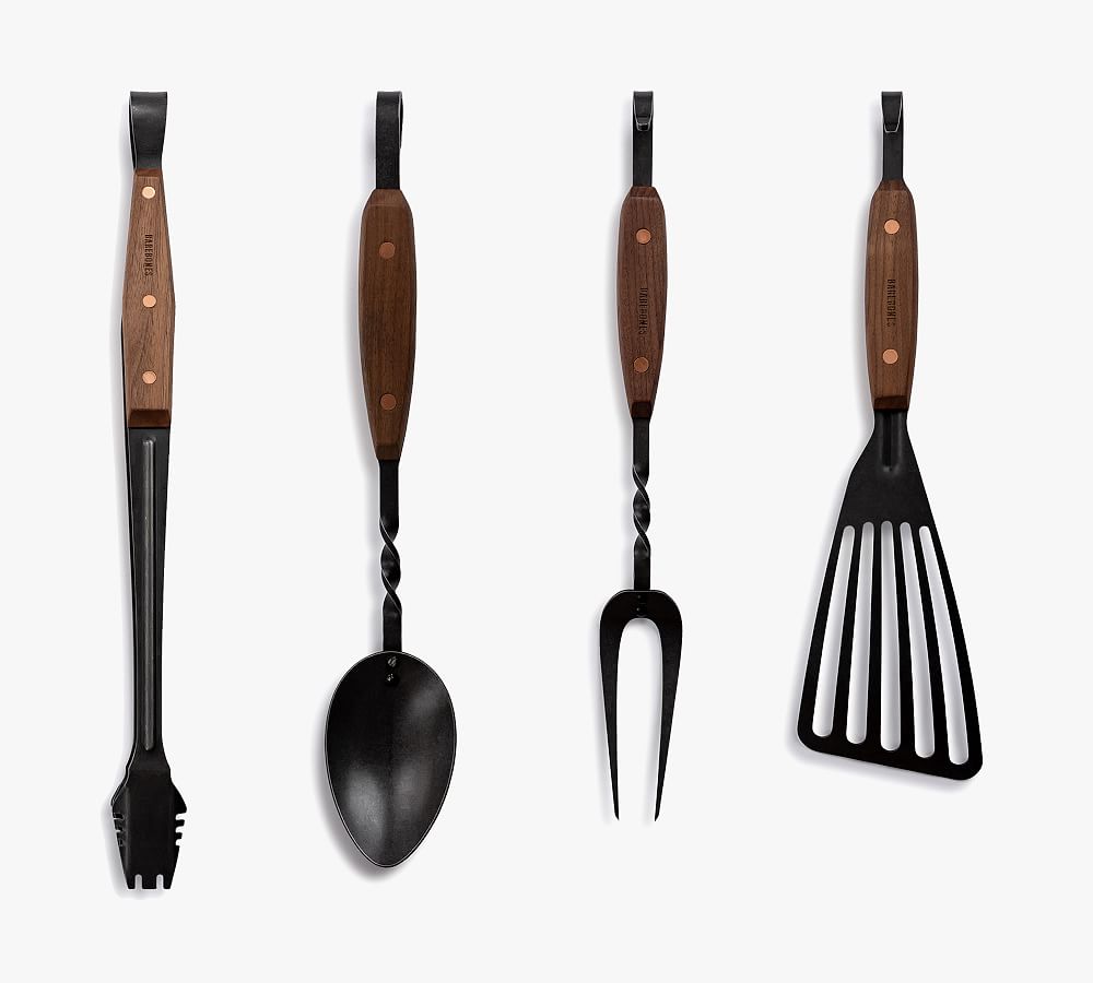 Cowboy Short Handled Grilling Tools - Set of 4