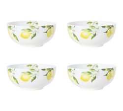 Lemons Bone China 16-Piece Dinnerware Set