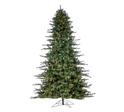 Lit Faux Norfolk Pine Christmas Trees
