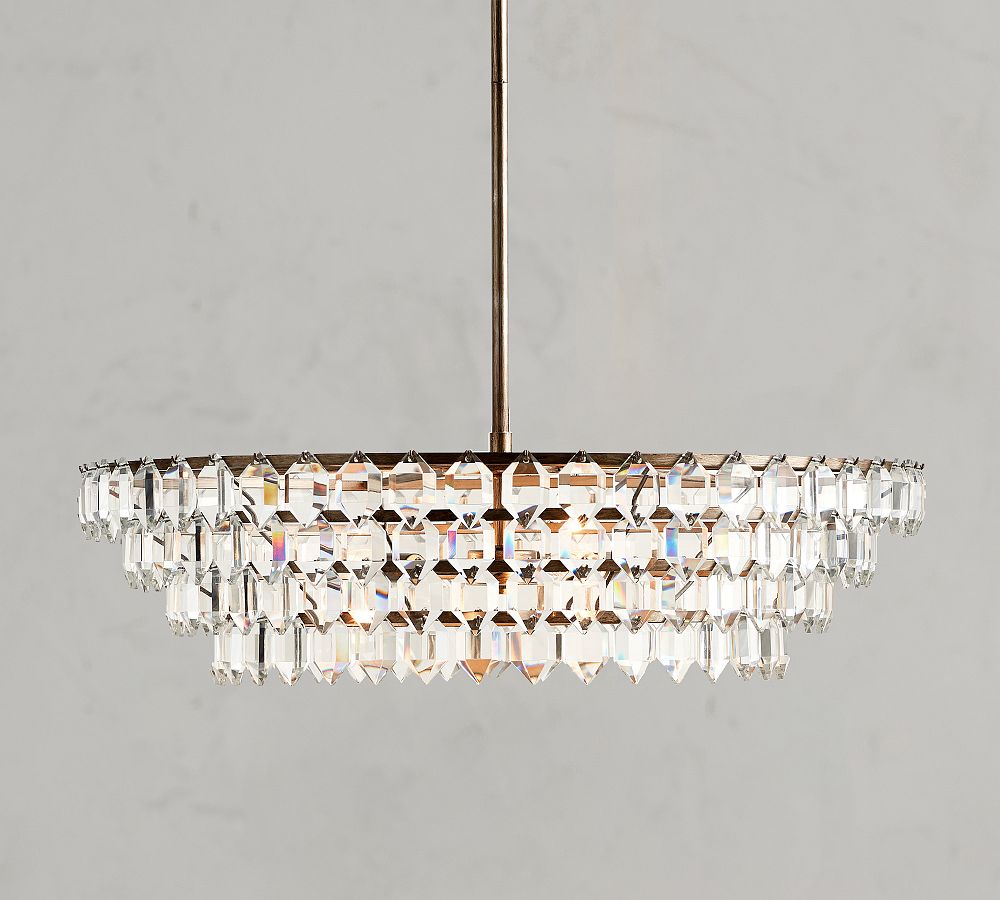 Alma Crystal Chandelier (28&quot;)