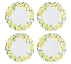 Lemons Bone China 16-Piece Dinnerware Set