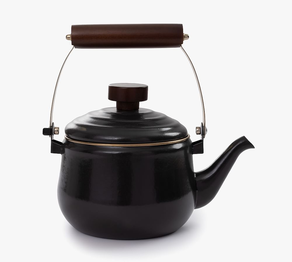 Enamel Teapot | Charcoal