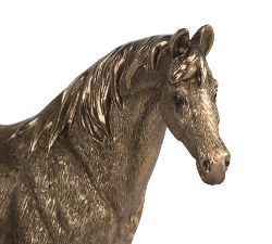 Handpainted Standing Horse Statue