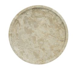 Handcrafted Cream Marble Decorative Accessories