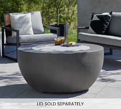 Jaylen Round Concrete Propane Fire Pit (44&quot;)