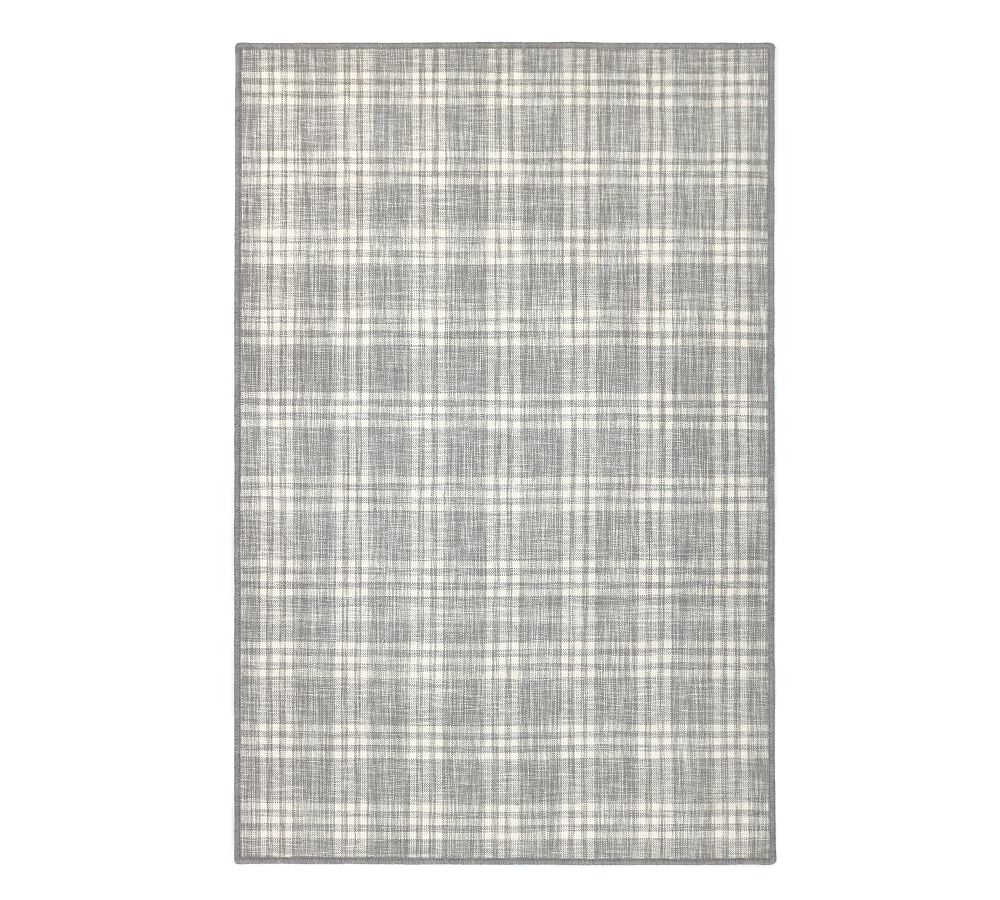 Custom Kiri Plaid Wool Rug