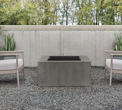 Arbor Concrete Low Square Fire Pit Table (40&quot;)