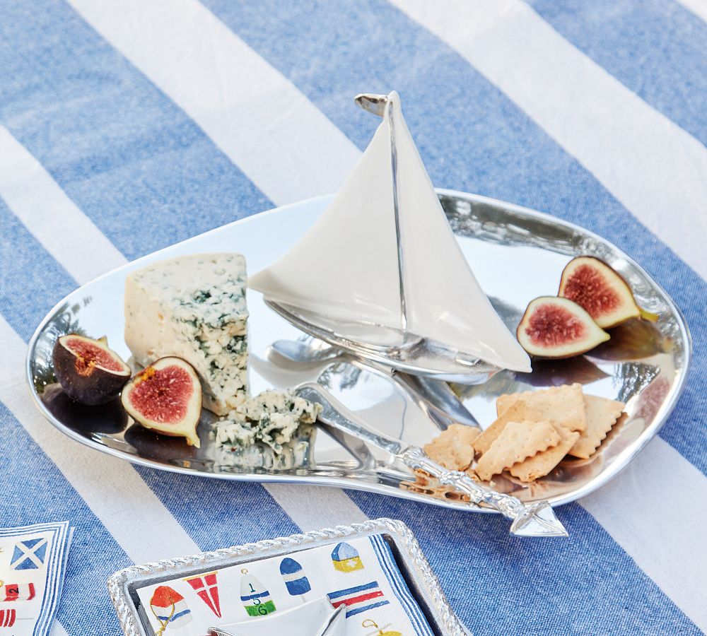 Sailboat Recycled Aluminum Platter
