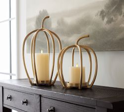 Handcrafted Fallon Pumpkin Candleholder