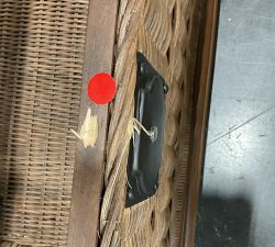 Open Box: Woven Rattan Trunk (44&quot;)