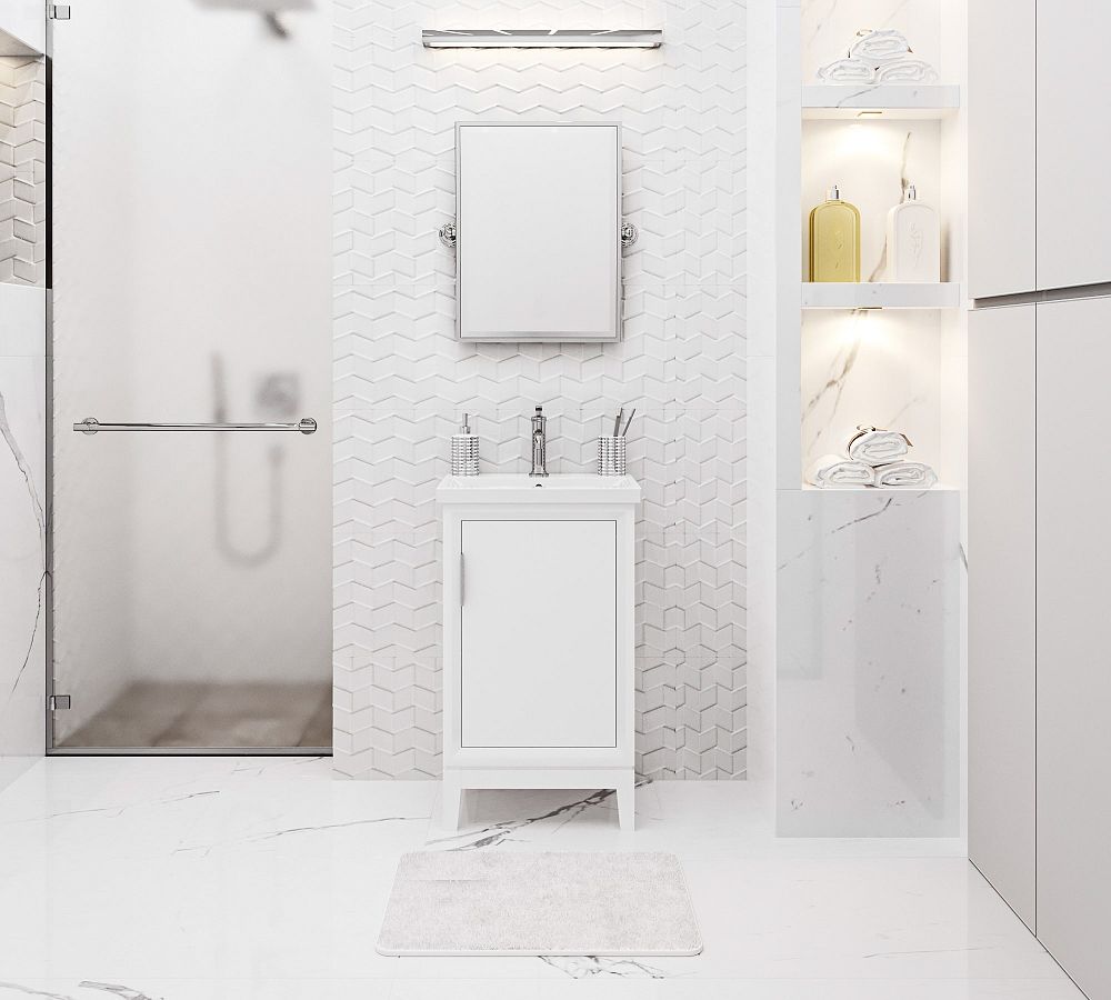 Open Box: Genette 20.5&quot; Single Sink Vanity