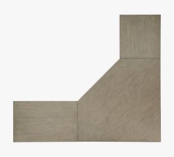 Louville Corner Desk with File Cabinet (85&quot;)