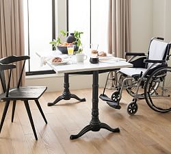 Rae Marble ADA Restaurant Dining Table (48&quot;)