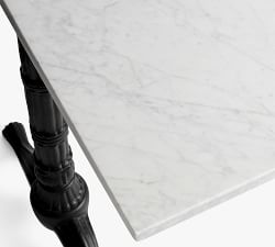 Rae Marble ADA Restaurant Dining Table (48&quot;)