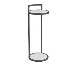 Callista Round Marble Cocktail Table (10&quot;)