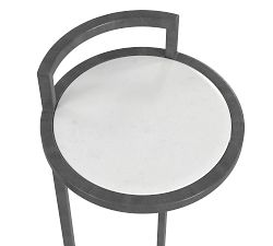 Callista Round Marble Cocktail Table (10&quot;)