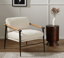 Simone Round Metal End Table (14.5&quot;)