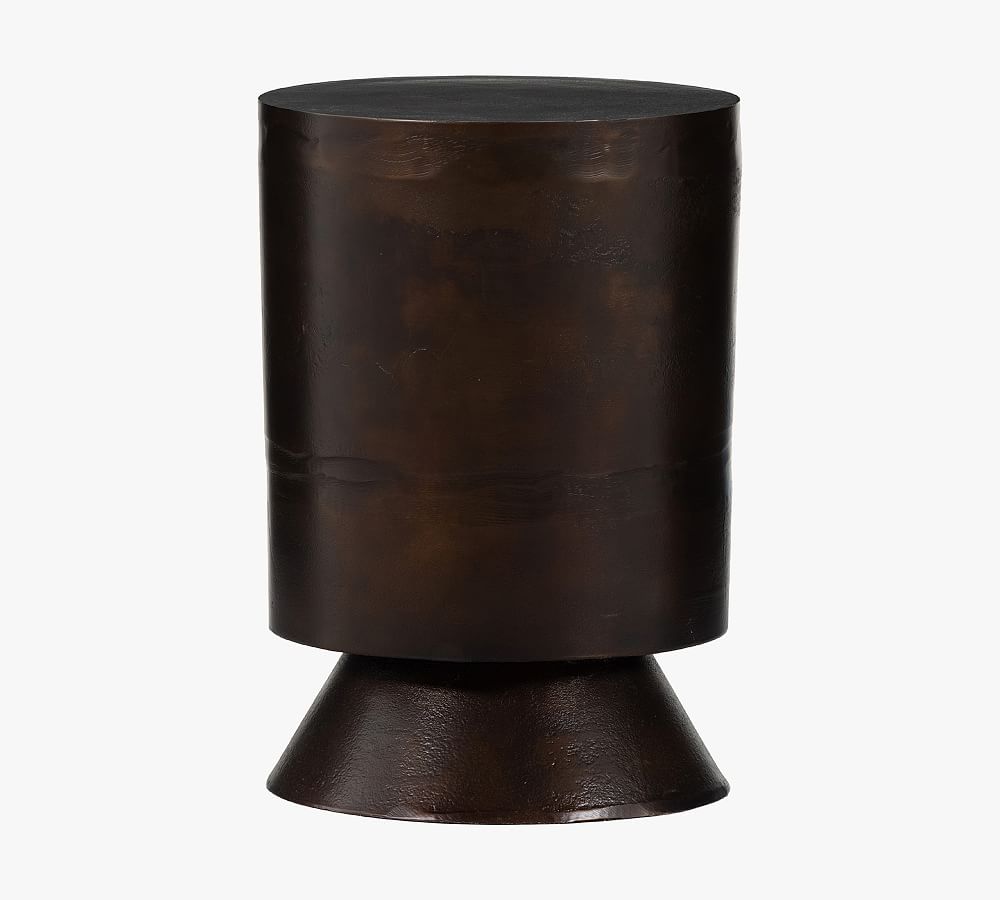 Simone Round Metal End Table (14.5&quot;)