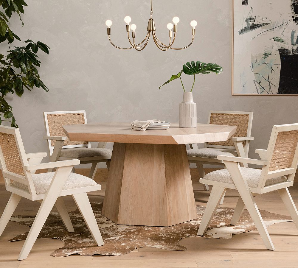 Alexa Pedestal Dining Table (60&quot;)