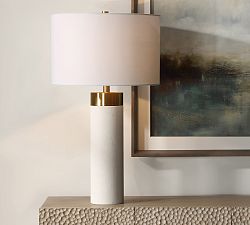 Lillia Faux Shagreen Table Lamp (28&quot;)