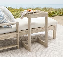 Indio 14&quot; Eucalyptus Outdoor C-Table (14&quot;)