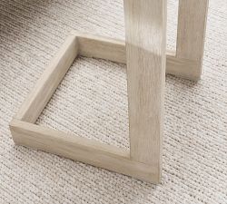 Indio 14&quot; Eucalyptus Outdoor C-Table (14&quot;)