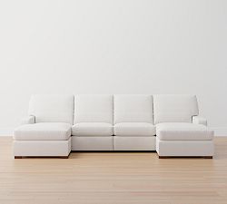 Turner Square Arm Power Reclining Double Chaise Sectional (135&quot;&ndash;160&quot;)