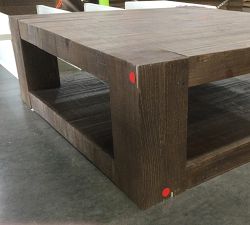 Open Box: Rockport Square Reclaimed Wood Coffee Table (44&quot;)
