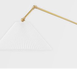 Bexley Metal &amp; Rattan Task Floor Lamp (57&quot;)