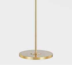 Bexley Metal &amp; Rattan Task Floor Lamp (57&quot;)