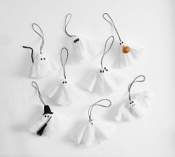 Lit Ghost Ornaments - Set of 8