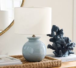 Mccoy Ceramic Globe Table Lamp (16&quot;-24&quot;)