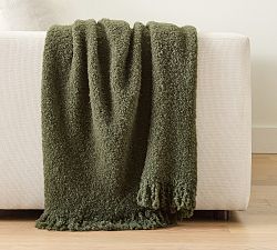 Boucle Knit Throw