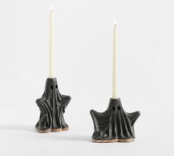 Ceramic Ghost Candle Holder