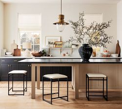 Hardy Upholstered Backless Counter Stool