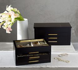 Open Box: Stella Jewelry Boxes - Black